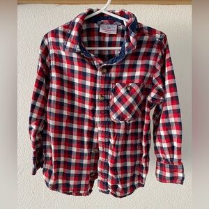 Hanna Andersson size 4 Boys Button Up